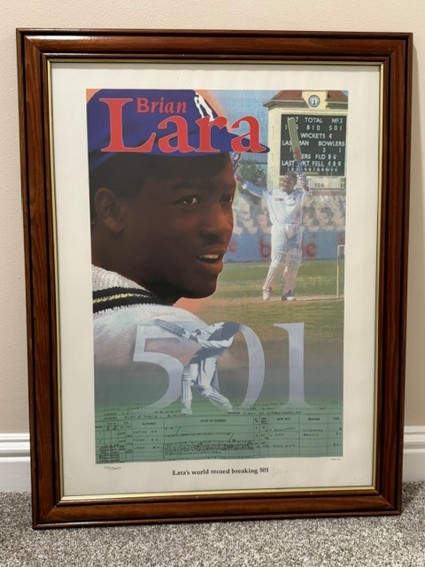 Brian Lara 501 scorecard