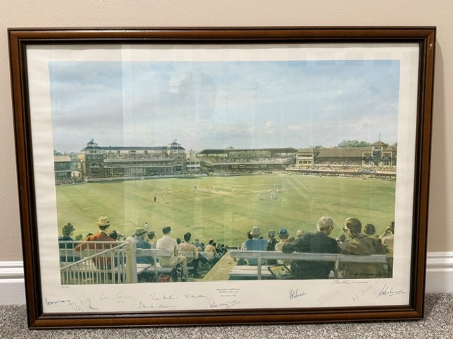 1980 Centenary Test signed memorabilia