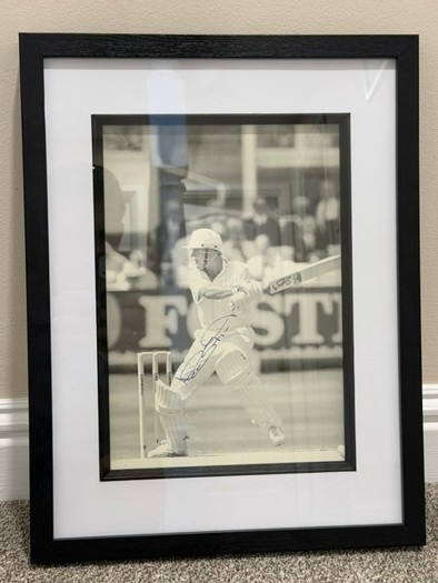 Alec Stewart signed print
