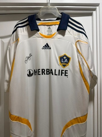 David Beckham signed LA Galaxy shirt