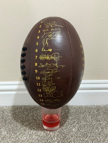 Rugby World Cup 2003 signed ball